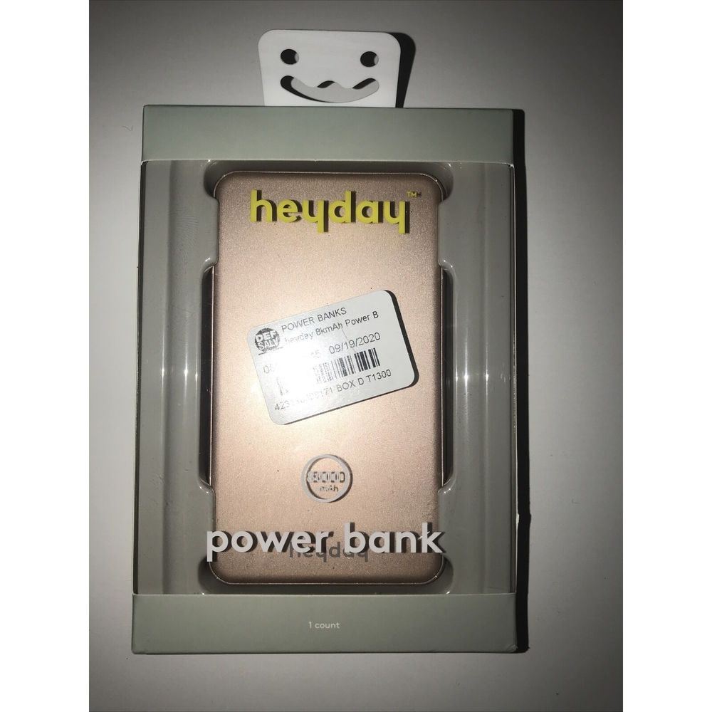 Heyday Slim Power bank Gold 8000 mAh